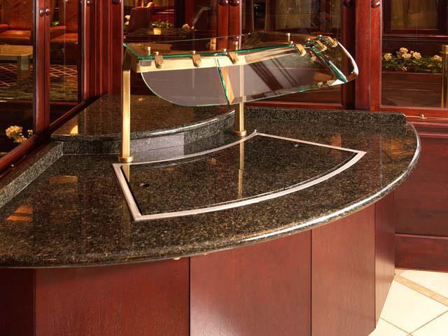 Kitchen kontwa kwats Worktops granit koule kwatz kontwa mab koule Plastifye